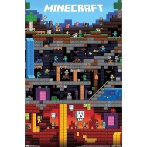 Minecraft - Worldly Wall Poster